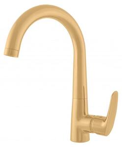 AMUR - Miscelatore per lavabo, Oro - spazzolato AM719.0ZK, RAV Slezák