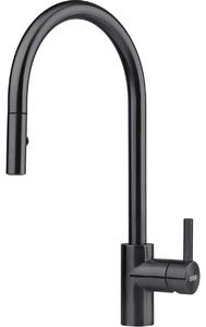 Miscelatore con doccetta estraibile nera Franke 820479SBVL