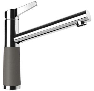 Rubinetto SCHOCK SC-510 in ASFALTO con bocca fissa / CRISTALITE® Basic Line / miscelatore monocomando