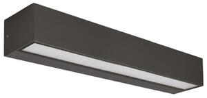 Applique moderno gea led ges2247 led ip65 alluminio antracite biemissione - Gea Led