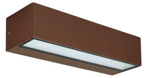 Applique classico gea led ges2245 led ip65 alluminio marrone biemissione - Gea Led