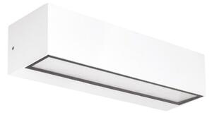 Applique moderno gea led ges2243 led ip65 alluminio bianco biemissione - Gea Led