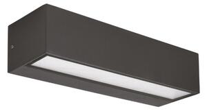 Applique moderno gea led ges2244 led ip65 alluminio antracite biemissione - Gea Led