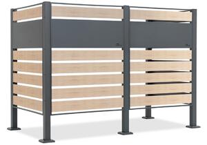 Contenitore per 2 contenitori per rifiuti da 120l o 240l Breda CoverTech