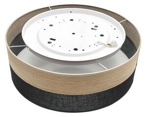 Plafoniera LED SIRJA WOOD LED/36W/230V diametro 45 cm nero/quercia