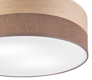 Plafoniera SIRJA WOOD 2xE27/15W/230V diametro 45 cm marrone/quercia