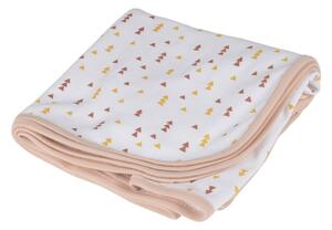 Coperta per bambini bianca in cotone 75x75 cm Forest – Bébé Douceur
