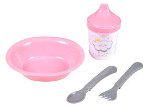 Set da pranzo per bambini in plastica 4 pz Cloud – Bébé Douceur