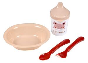 Set da pranzo per bambini in plastica 4 pz Forest – Bébé Douceur