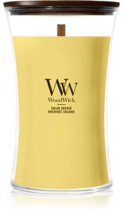 Woodwick Solar Orchid candela profumata con stoppino in legno 610 g