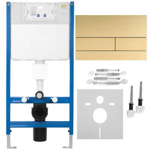 Telaio WC da incasso K011A-Q Rea T Brush Gold