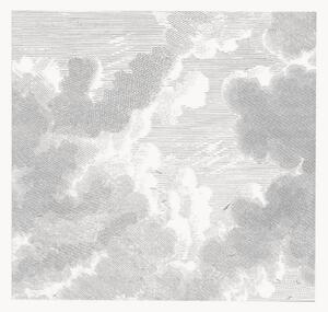 Carta da parati in tessuto non tessuto Engraved Clouds