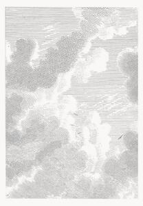 Carta da parati in tessuto non tessuto Engraved Clouds