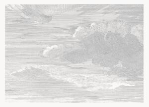 Carta da parati in tessuto non tessuto Engraved Clouds