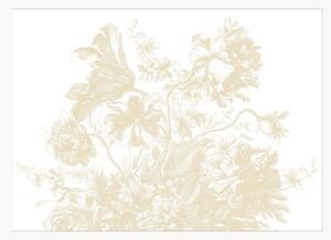 Carta da parati Frans Uyterlinde - Engraved Flowers