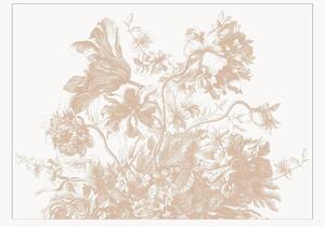 Carta da parati Engraved Flowes