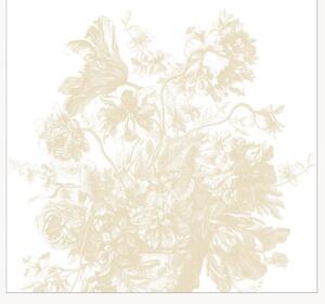 Carta da parati Frans Uyterlinde - Engraved Flowers