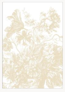 Carta da parati Frans Uyterlinde - Engraved Flowers