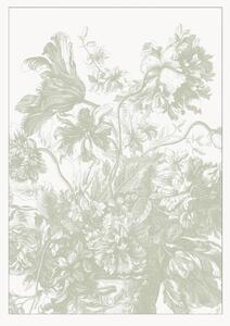 Carta da parati Engraved Flowes