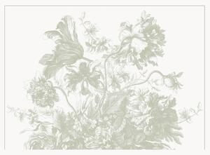 Carta da parati Engraved Flowes