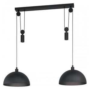 Eglo 43436 - Lampadrio a sospensione con filo WINKWORTH 1 2xE27/40W/230V