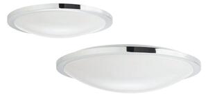 FIZZ PLAFONIERA IP44 ROTONDA 2 MISURE LED INTEGRATO LUCE 4000K DIFFUSORE CON EFFETTO STELLATO