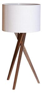 ByRydens 4002720-6003 - Lampada da tavolo VEGA 1xE27/8W/230V bianco/noce
