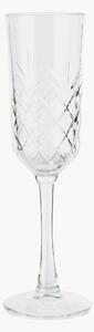 Set di 4 flute da champagne Line