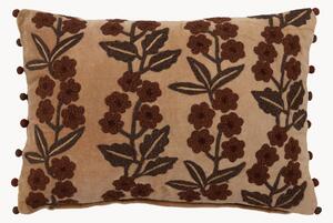 Cuscino decorativo in cotone Flowers and Leaves