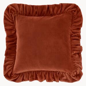 Copricuscino in cotone Frille
