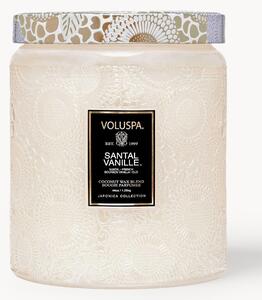 Candela profumata con due stoppini fatta a mano Japonica Collection (Santal, Vaniglia Bourbon e Oud)