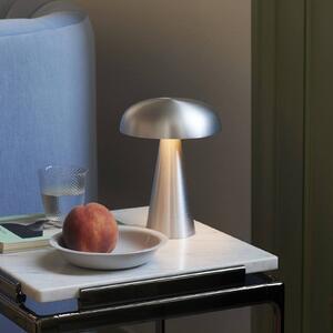 &Tradition &Tradizione lampada da tavolo ricaricabile Como SC53, colore alluminio