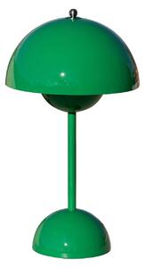 &Tradition LED lampada da tavolo ricaricabile Flowerpot VP9, segnale verde
