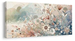 Quadro su tela – Composizione floreale stilizzata