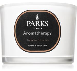 Parks London Aromatherapy Tobacco & Leather candela profumata 80 g