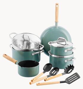 Batteria di pentole con rivestimento antiaderente Mayflower 10 pz