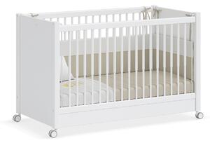 Letto Per Bambini Con Ruota (60x120 cm) / Nuovo - Bianco