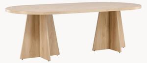 Tavolo ovale effetto legno Bootcut, 230 x 115 cm