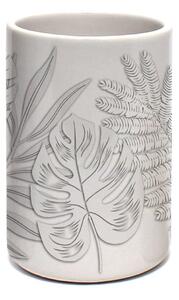 Portaspazzolino bianco in ceramica Amber – douceur d'intérieur