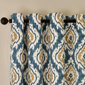 Tende in set blu 2 pz 168x229 cm Suri Geo – Pineapple Elephant