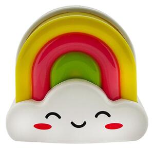 Lampada notturna LED per bambini LED/0,5W/230V arcobaleno