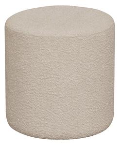 Sgabello in tessuto bouclé beige Ejby - House Nordic