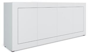 Madia 4 Ante 200x40x83,5 cm Elios Bianco Lucido