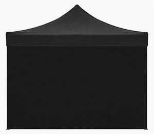 Telo Laterale per Gazebo 3x2 m Market in Tessuto Oxford Nero