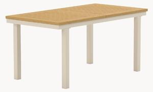 Tavolo da giardino allungabile con piano in legno di teak Panama, 160-240 x 90 cm