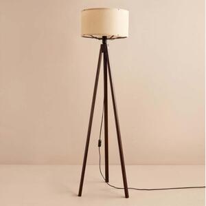 Lampada da terra AYD 1xE27/40W/230V marrone/beige