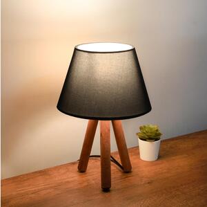 Lampada da tavolo AYD 1xE27/40W/230V marrone/antracite