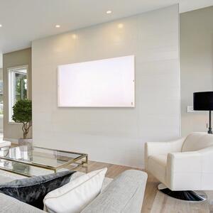 Riscaldatore elettrico ElectricSun 1200W bianco pannelli radianti infrarossi con termostato, installazione a parete e soffitto