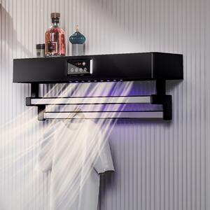 Asciugasalviette Elettrico con Disinfettante UV per Bagno/Cucina, a parete, L60cm, 450W, ElectricSun Standard Grigio