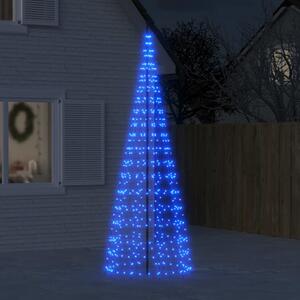 Illuminazione Albero di Natale su Pennone 550LED Blu 300cm